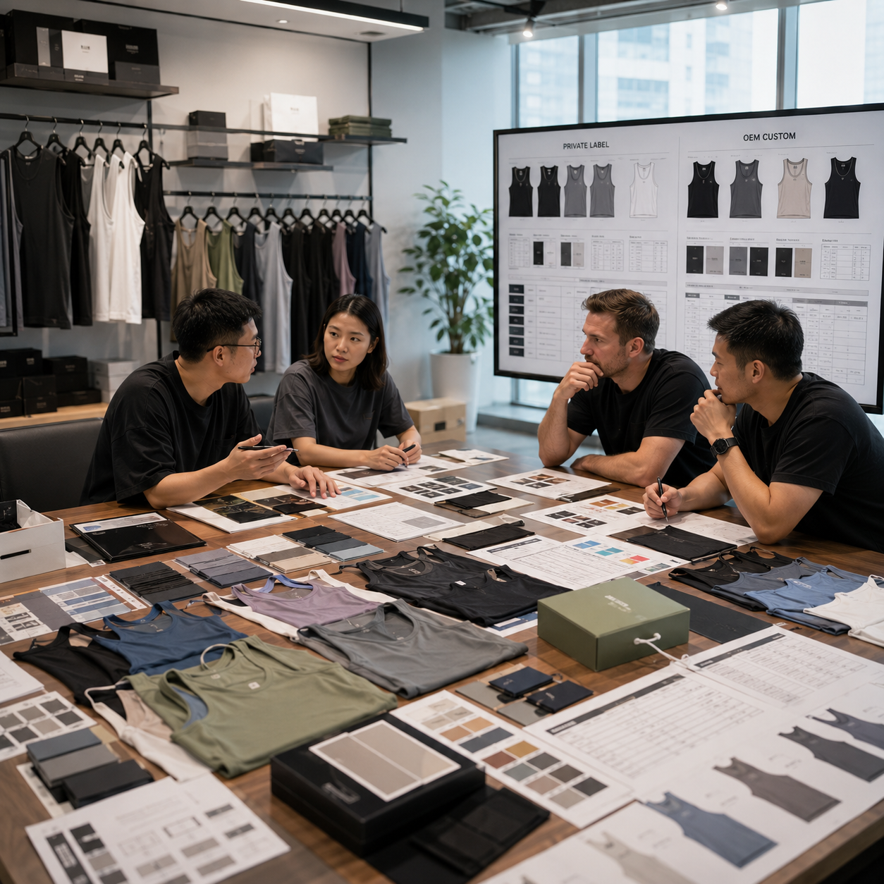 Private Label Tank Tops Manufacturer vs OEM Manufacturer