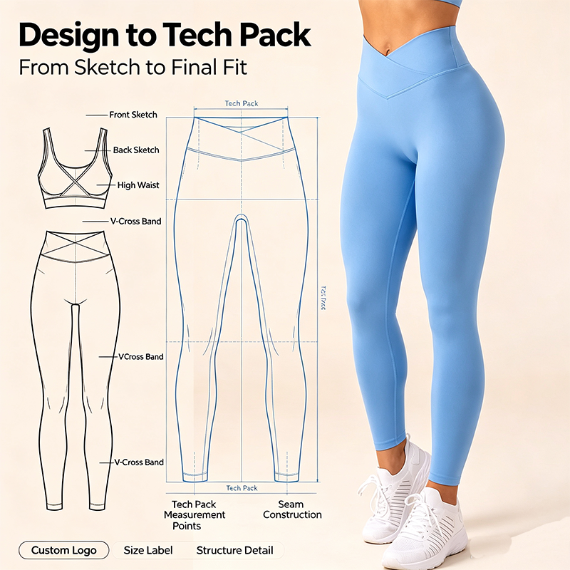 Custom Scrunch Bum Gym Leggings