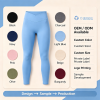 Custom Scrunch Bum Gym Leggings Manufacturer | Buttery Soft Nylon Spandex Tummy Control Fitness Pants Workout Leggings Yoga Pants Cross Waistband Gym Tights OEM Supplier