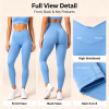 Custom Scrunch Bum Gym Leggings Manufacturer | Buttery Soft Nylon Spandex Tummy Control Fitness Pants Workout Leggings Yoga Pants Cross Waistband Gym Tights OEM Supplier
