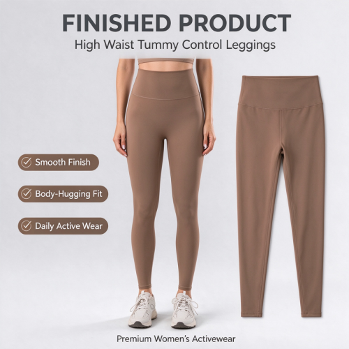 Custom Womens Fitness Leggings Manufacturer | High Waist Tummy Control Yoga Leggings No Front Seam Athletic Tights Buttery Soft Yoga Deep V Workout Pants OEM Factory