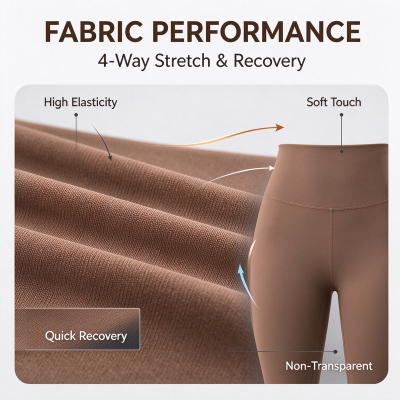 Custom Womens Fitness Leggings Manufacturer | High Waist Tummy Control Yoga Leggings No Front Seam Athletic Tights Buttery Soft Yoga Deep V Workout Pants OEM Factory