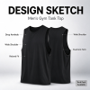 Custom Mens Gym Tank Top Manufacturer | Mens Crew Neck Workout Tank Tops Light Weight Sleeveless Muscle Cut Off Bodybuilding Gym Cotton Singlet OEM Supplier