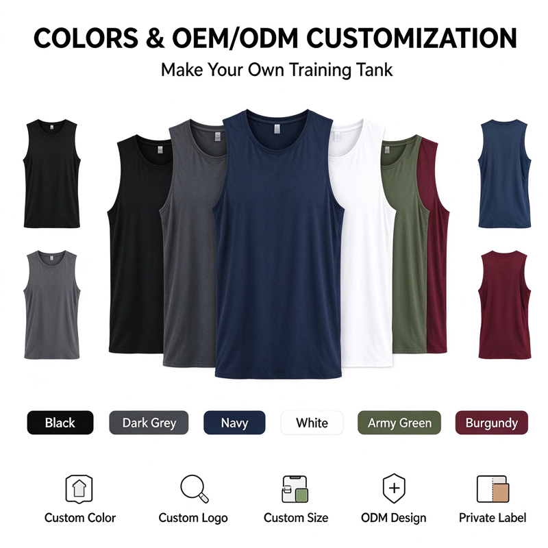 Custom Mens Gym Tank Top