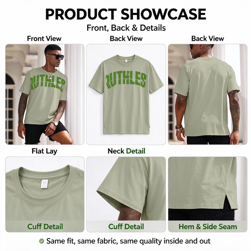 Custom Mens Loose Fit T Shirt