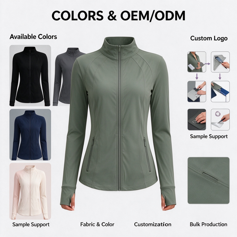 Custom Womens Running Jacket