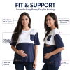 Custom Womens Nursing T Shirt Manufacturer | Bamboo Spandex Womens Breastfeeding Maternity Nursing T Shirt Factory