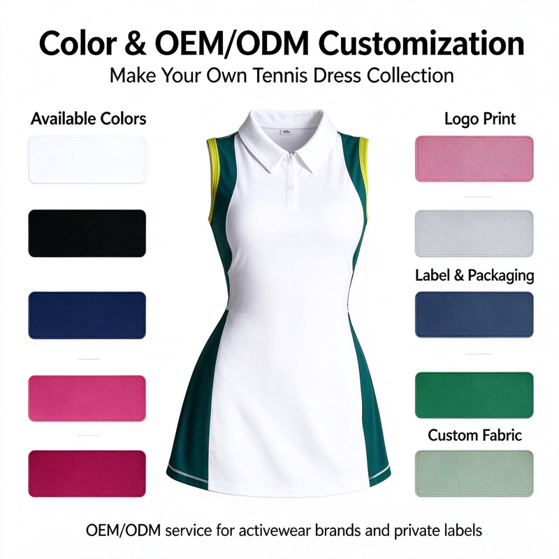 Custom Tennis Wear Dresses
