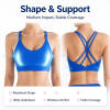 Ohsure Custom Strappy Back Sports Bra | High Stretch Breathable Workout Yoga Bra, OEM ODM Women Activewear Wholesale