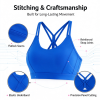 Ohsure Custom Strappy Back Sports Bra | High Stretch Breathable Workout Yoga Bra, OEM ODM Women Activewear Wholesale
