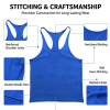 Ohsure Wholesale Men Y-Back Stringer Gym Tank Top | Custom OEM ODM Workout Sleeveless Muscle Tank for Bodybuilding
