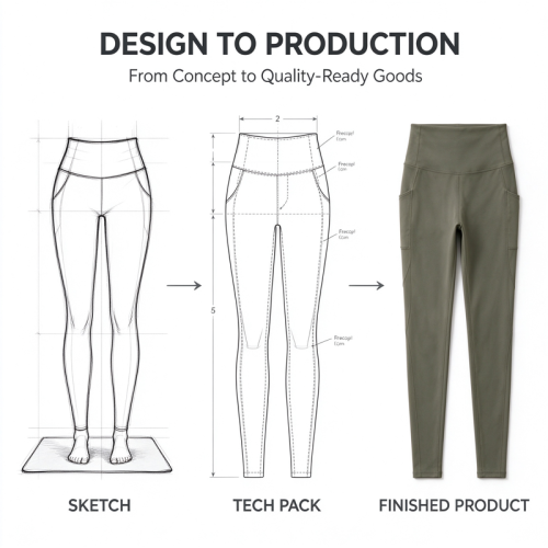 Ohsure Women's High-Waist Yoga Leggings with Hidden Side Pocket | Compression Workout Tights for Gym, Running & Training | OEM/ODM Available