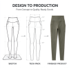 Ohsure Women's High-Waist Yoga Leggings with Hidden Side Pocket | Compression Workout Tights for Gym, Running & Training | OEM/ODM Available