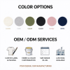 Custom Women's Cropped Sweatshirt Manufacturer | Oversized Drop Shoulder Contrast Stitching Pullover OEM & Private Label