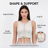 Custom Women's Lace-Up Sleeveless Crop Tank Top | OEM Private Label Manufacturer