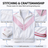 Custom Women's Color Block Windbreaker Jacket – Oversized Zip Up Sports Jacket Manufacturer
