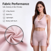 Custom Women's Lace Trim Sports Bra & High Waisted Yoga Shorts Set | OEM Activewear Manufacturer