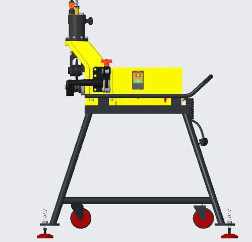 Customize Roll Grooving Machine with Adjustable Height for Korean Clients.