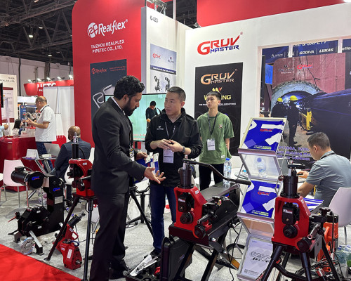 Welping&Gruvmaster Machinery Successfully Showcases Efficient Roll Grooving Machine At Dubai Exhibition