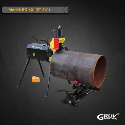 Hydraulic Roll Grooving Machine  for 8 Inch to 24 Inch Steel Pipes (RG-4X)