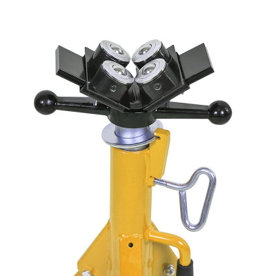 Adjustable Height V-Head Roller Pipe Jack Stand 1107B