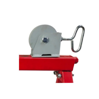 High quality adjustable High Profile Fold roller head pipe stand H407