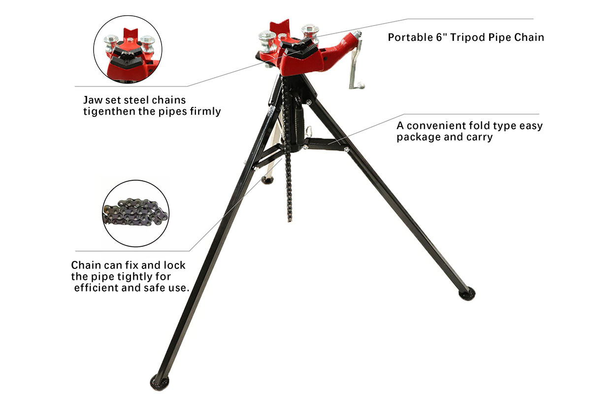 Tripod chain vise