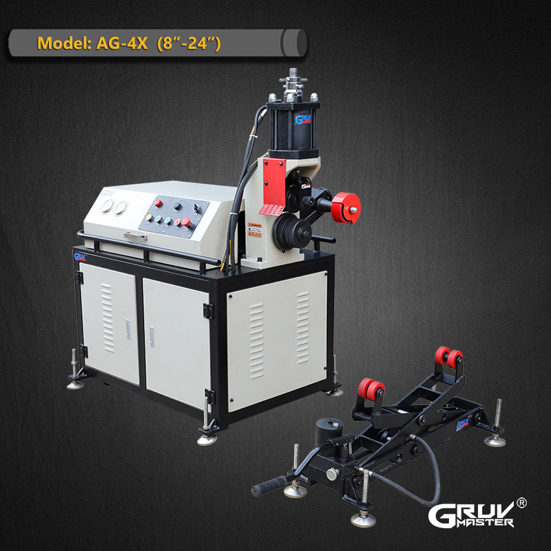 Semi-Automatically Pipe Hydraulic Roll Groover 8"-24" (AG-4X)
