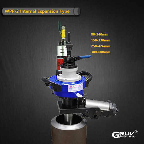 80-600 mm Heavy Duty Pneumatic ID Mounted Pipe Beveling Machine Cold Cutting Beveling Tool (WPP-2)
