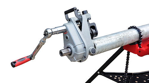 Manual roll grooving