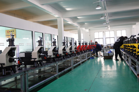 Final Assembly of Roll Grooving Machines at Gruvmaster Factory