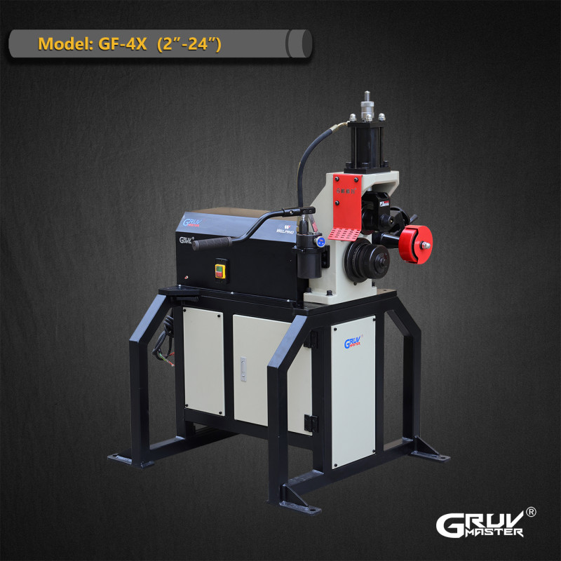 Hydraulic Roll Grooving Machine  for 8 Inch to 24 Inch Steel Pipes (RG-4X Pro)