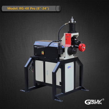 Hydraulic Roll Grooving Machine  for 8 Inch to 24 Inch Steel Pipes (RG-4X Pro)