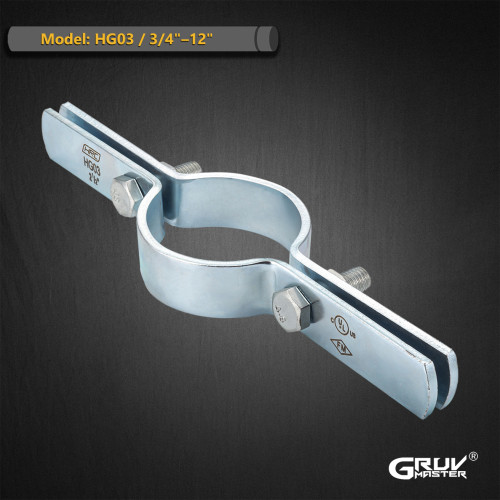 Steel Pipe Riser Clamp 3/4"–12" | Heavy Duty Pipe Support