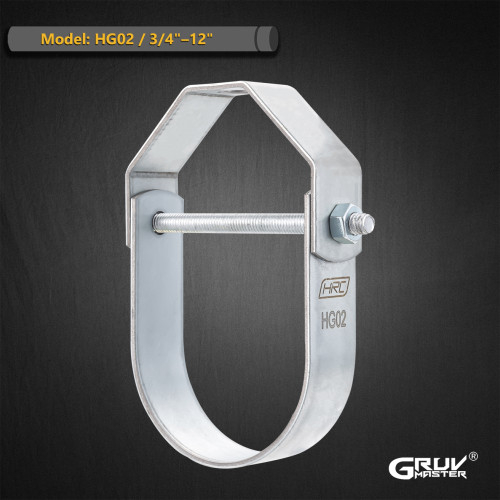 HG02 Clevis Hanger 3/4"–12" Carbon Steel Pipe Hanger