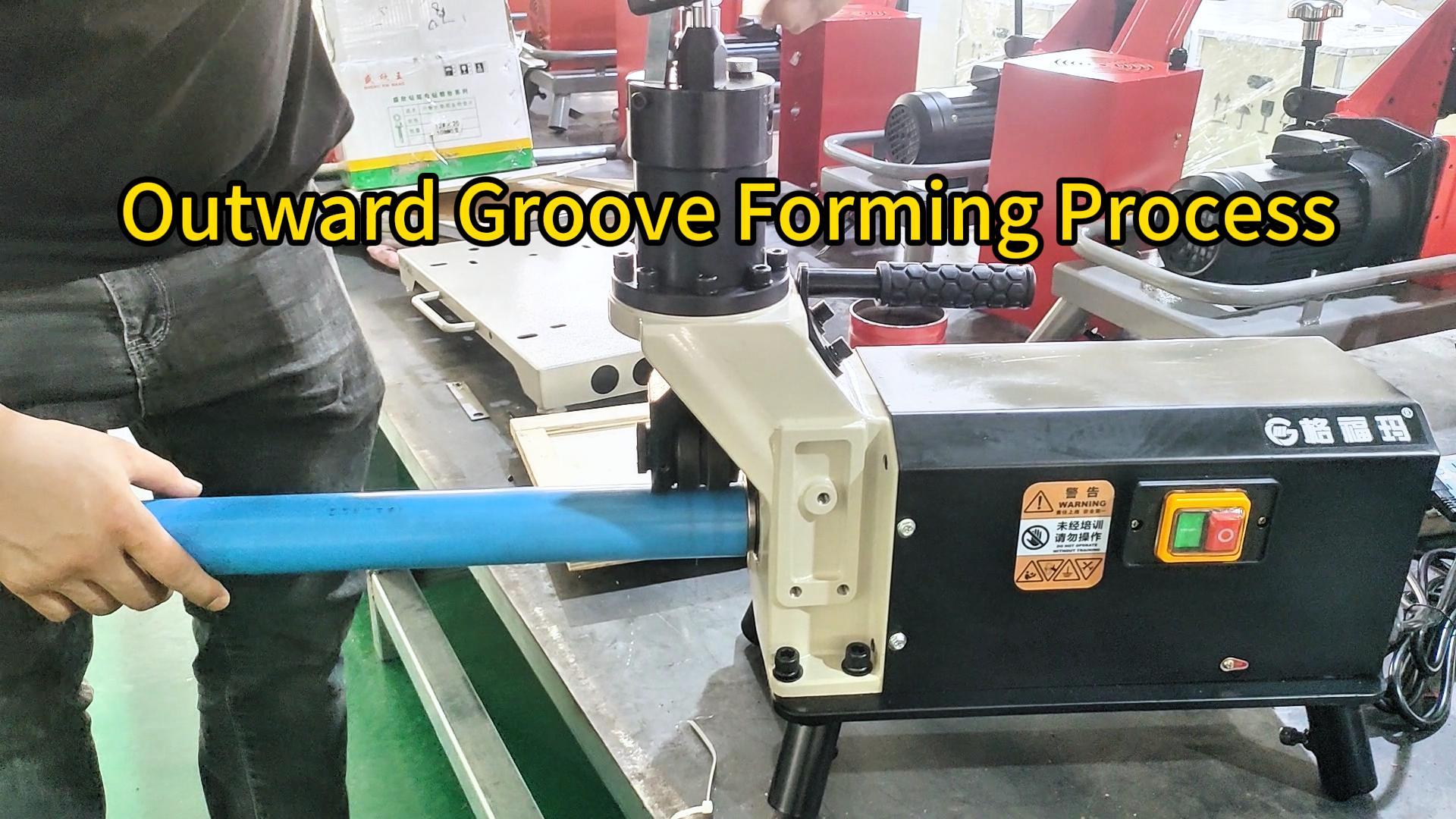 RG-2T Outward Groove Forming Process: How Is a Convex Groove Formed on Metal Pipe?