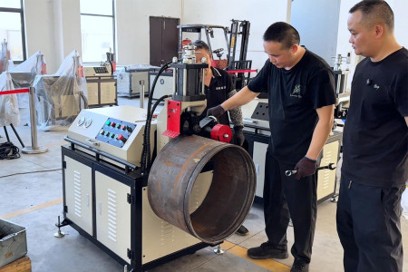 Can an Uneven Pipe End Still Be Grooved? An AG-4X Large-Diameter Pipe Test
