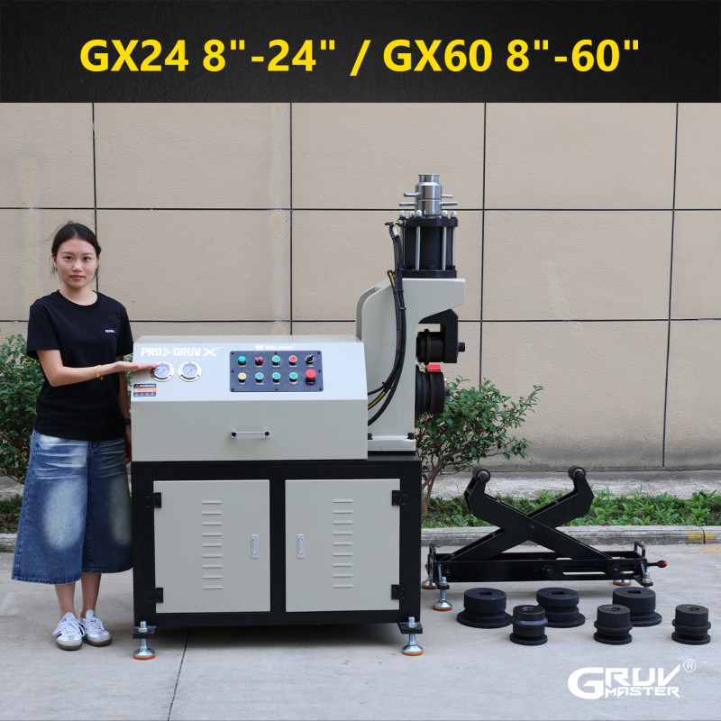 Gruv-Max Heavy-Duty Pipe Grooving Machine for 8"–60" Large-Diameter Pipes