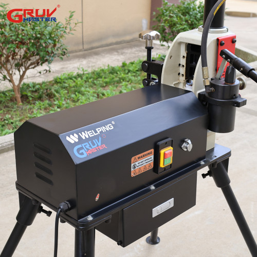 Heavy duty Electric Hydraulic Roll Groover Machine for Steel Pipe SCH10/SCH40 2"-12" (RG-2X)