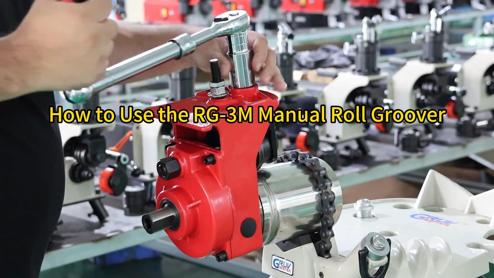 Operation Guide | How to Use the RG-3M Manual Roll Groover