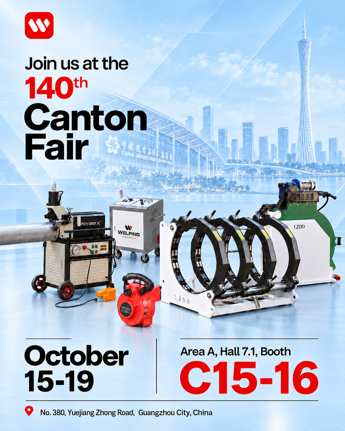 Exhibition News | Gruvmaster Pipe Tools at the 140th Canton Fair