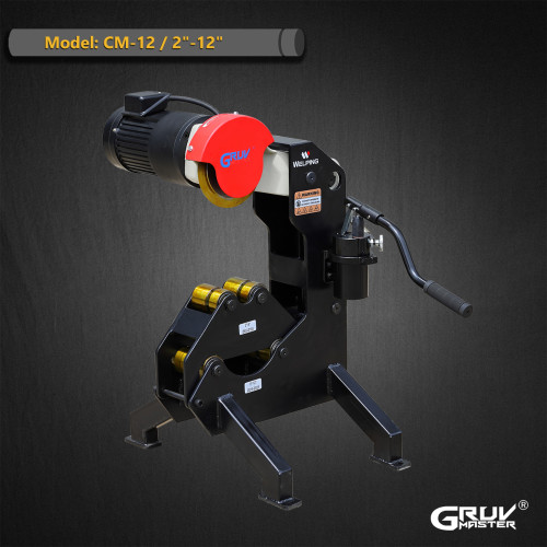 CM-12 Electric Hydraulic Pipe Cutting Machine for 2"-12" Steel Pipes