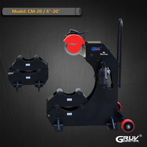 CM20 8 inch to 20 inch Hydraulic Steel Pipe Cutting Machine Sch10 Sch40