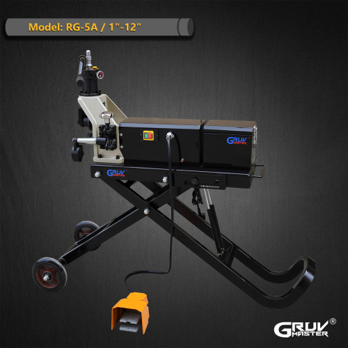 Pipe Hydraulic Roll Groover 1"-12" with fold trolly (RG-5A)