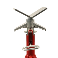 Adjustable height stable V head pipe stand 1107F