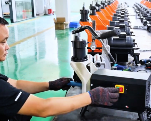 High-Speed Cutting and Grooving of Aluminum Pipes | PTC140 & RG-2T in Action