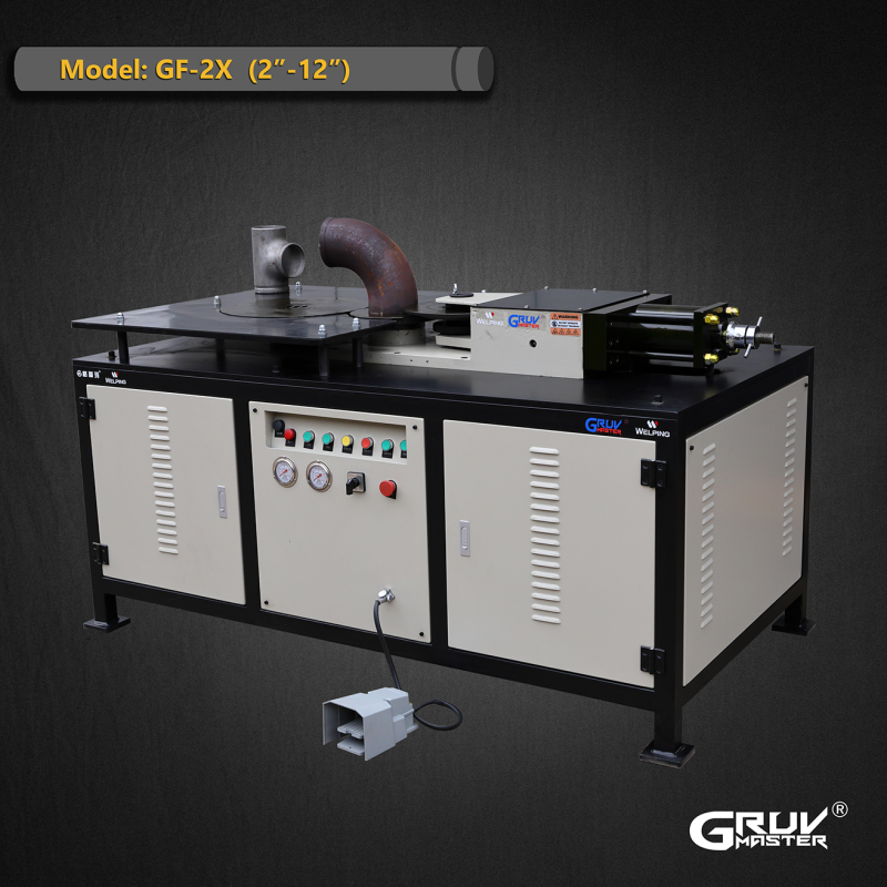 Hydraulic Steel Pipe Fitting Grooving Machine for 2" to 12" (GF-2X)