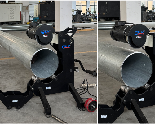 CM-20 Pipe Cutting Machine Factory Test: Cold Cutting for 8"–20" Steel Pipes