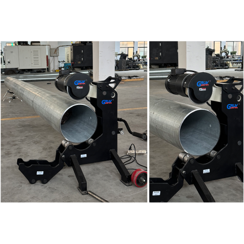 CM-20 Pipe Cutting Machine Factory Test: Cold Cutting for 8"–20" Steel Pipes