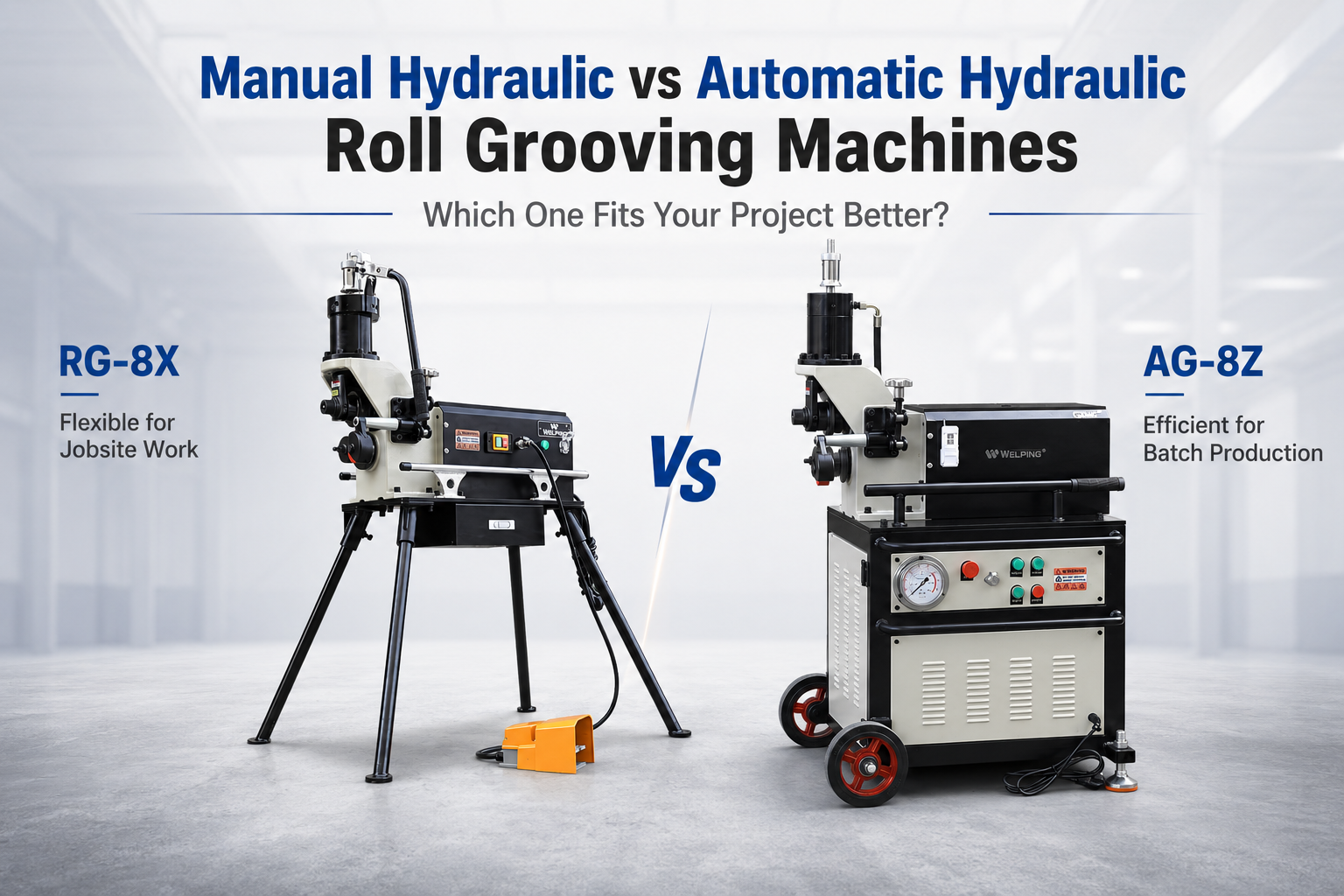 Manual Hydraulic vs Automatic Hydraulic Roll Grooving Machines: Which One Fits Your Project Better?